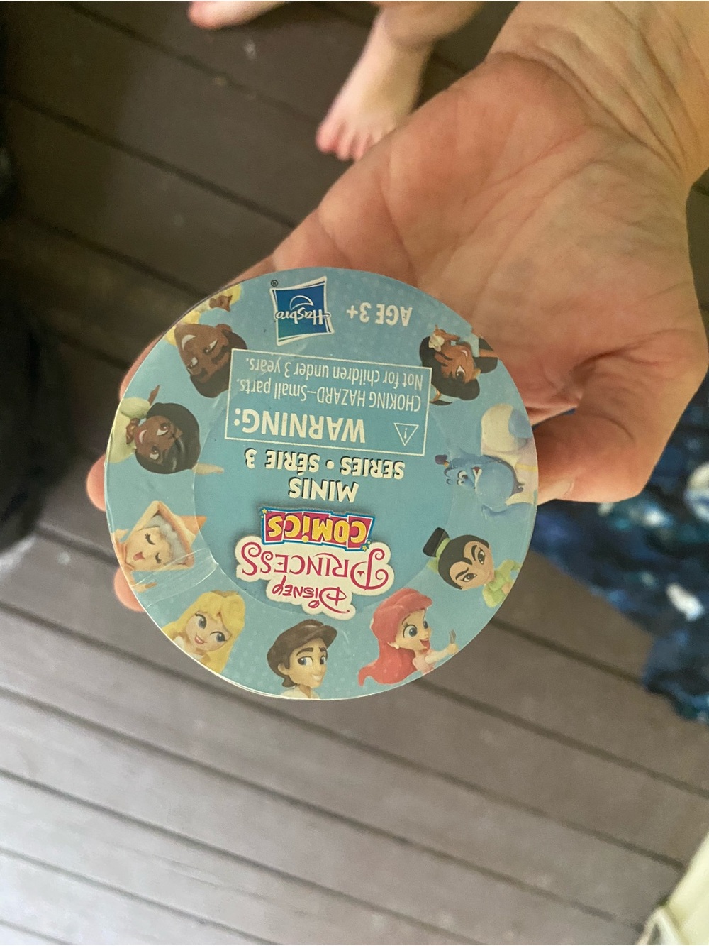 Disney Princess Minis Comic Tin — Light Blue Princess Art